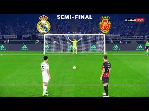 Real Madrid vs Mallorca - Penalty Shootout | Supercopa de España semifinal | eFootball PES