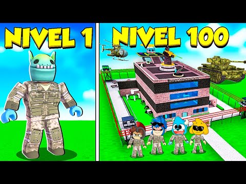 ¡PASAMOS de BASE SECRETA NOOB a PRO en ROBLOX con Los COMPAS! 🏯🚁🚀 😱 Con MIKECRACK TIMBA VK INVICTOR