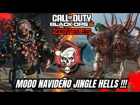 Black Ops 6 Zombies Jingle Hells Gameplay !!! I MODO NAVIDEÑO NUEVO MAPA y ZOMBIES FESTIVOS 🎅