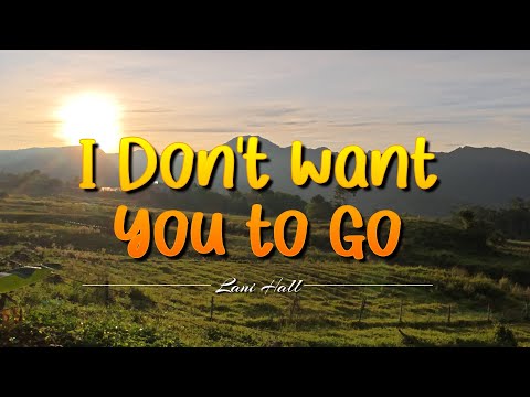 I DON’T WANT YOU TO GO – (Karaoke Version) – in the style of Lani Hall