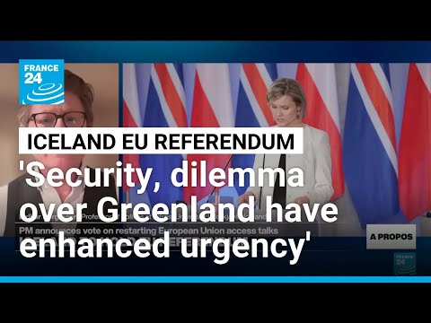 YouTube video thumbnail: 'Security, Dilemma Over Greenland Have Enhanced Urgency' for EU Referendum in Iceland