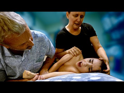 HE BITES & SCRATCHES WHEN OVERWHELMED (Severely Autistic Child Gets Pro Massage) | Full Visit