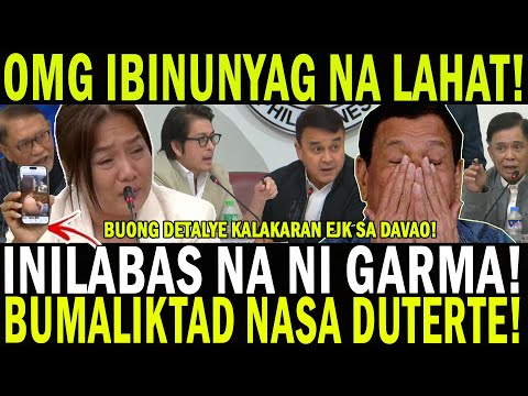 OMG INILABAS NA NI GARMA! IBINUNYAG NA LAHAT BUONG DETALYE EJK SA DAVAO! BUMALIKTAD NA SA DUTERTE!