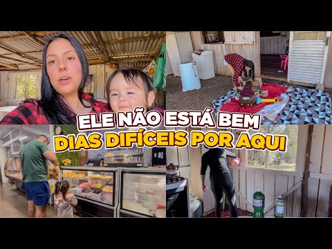 NEM SEMPRE É FÁCIL - TENTANDO DAR CONTA 🥹// LAVEI MINHA CASA DE MADEIRA ESTAVA HORRÍVEL 