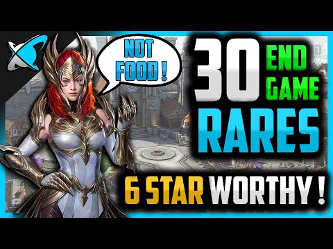 30 "END-GAME" RARES | 6 Star Worthy !!! | RAID: Shadow Legends