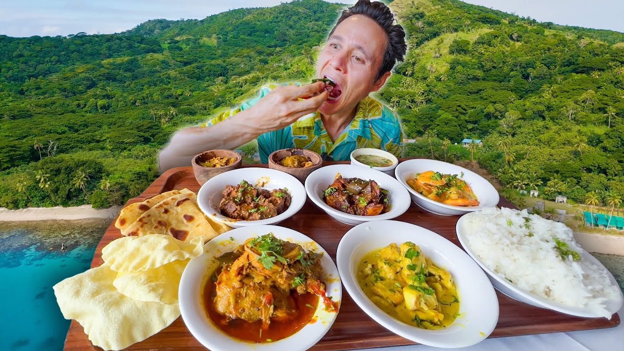Fijian Food on a 7 Night Cruise Ship! ALL YOU CAN EAT Buffet on a Boat in Fiji!
