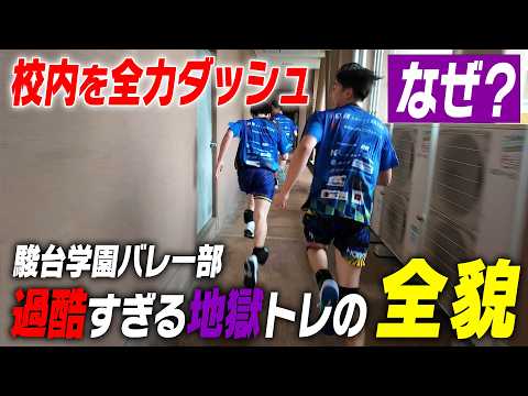 【春高3連覇】王者・駿台学園バレー部の練習に潜入!圧倒的な強さの秘密は地獄トレーニング?|名門のオキテ!駿台学園高校編#...