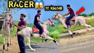 😨$HANKAR K0 RACE KA GH0DA BN@ RAHA HU AB MA! 🔥SA$E TEZ DAUD@😰70km/hr ?