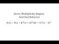 Analyzing Polynomial Functions and Behavior