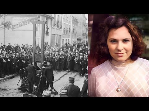 The Execution Of The Guillotined 19 Year Old Female Public Enemy