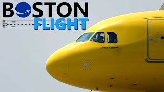 Plane Spotting Boston: Morning Departures from Logan Airport w/ ATC