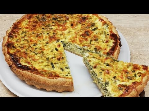 QUICHE AUX POIREAUX TROP FACILE ✔ #quiche #poireaux  #recette #patebrisée