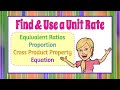 Finding and Using Unit Rate Effectively
