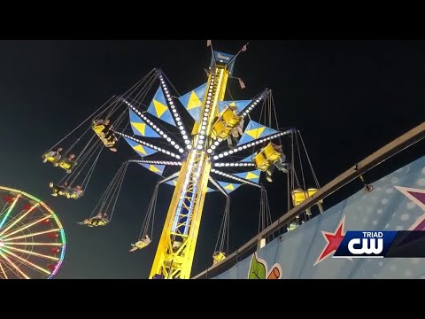 YouTube video thumbnail: North Carolina State Fair Ride Fails Due to Low Voltage, Leaves Riders in the Air for 45 Minutes