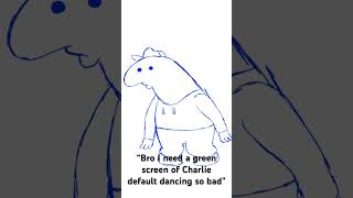 Charlie default dance making of smiling friends “leak” #smilingfriends #funny #gaming #animation