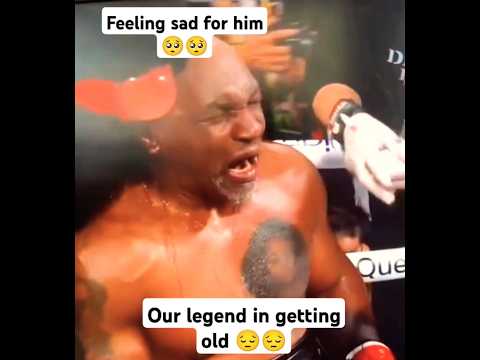 Feeling sad for Mike Tyson 🥺😔 our legend is getting old 😔#boxing #miketyson #shadowboxing #shorts