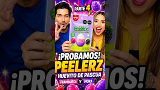 🥚🍇 Probamos los Peelerz Huevito de Pascua 🍇 ¿Frambuesa o Mora? #peelerz #dulcesvirales #megamigos