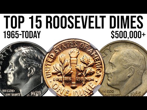 Top 15 Most Valuable Clad Roosevelt Dimes