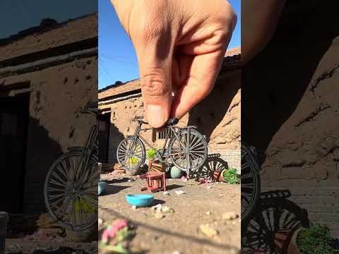 Miniature models, miniature scenes, miniature old houses #How much does a miniature old house cost?