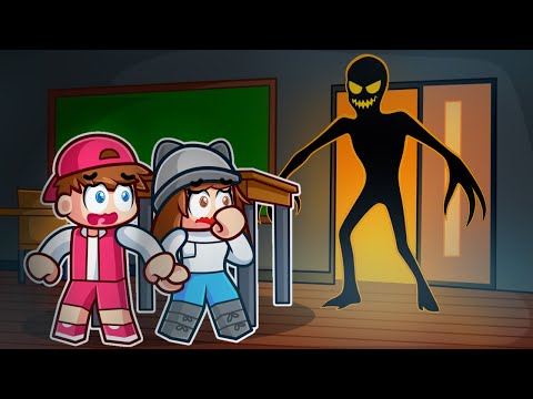 SOBREVIVIMOS Toda la NOCHE en la ESCUELA de los MONSTRUOS en Roblox!