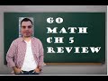 Go Math Chapter 5 Review for 3rd Graders