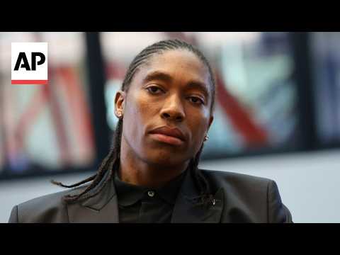 YouTube video thumbnail: Olympic Champion Caster Semenya Criticizes ban on Transgender Women Athletes