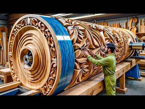 Incredible Woodworking Techniques and Wood Carving Machines