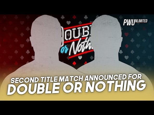 Second Title Match Announced For Double Or Nothing