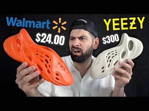 $24 WALMART FOAM RUNNER vs $300 YEEZY FOAM RUNNER (WORTH THE PRICE?)