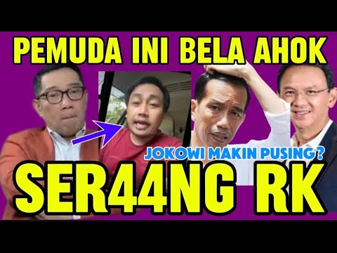 PEMUDA INI H44JAR RIDWAN KAMIL SEBUT AHOK PALING BRUTA444LL