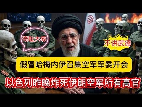 以色列一个电话灭杀伊朗空军高层｜一晚搞死九名伊朗核计划核心人物｜美国白宫宣称川普下周将确认是否参战