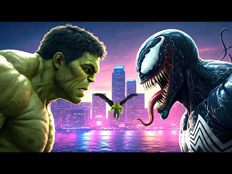 MCU: Hulk vs. Venom - Epic Battle!