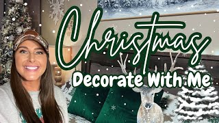 🎄🦌Christmas Decorate With Me!!! Winter Wonderland ❄️@paradiseranchliving New Eleanos Gallery Painting!