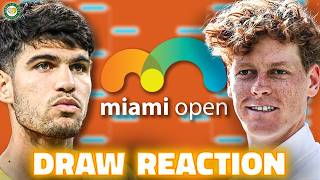 Alcaraz TOUGH Draw?! Sinner & Medvedev SAME HALF! | Miami Open 2026 Draw Reaction