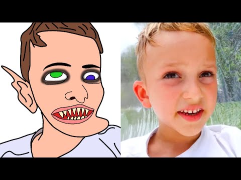 Vlad and Nikita build Inflatable Playhouse | Funny Cartoon Drawing Meme