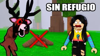 PASO 99 NOCHES EN EL BOSQUE SIN REFUGIO 😱 EXTREMO en roblox | paolazgames