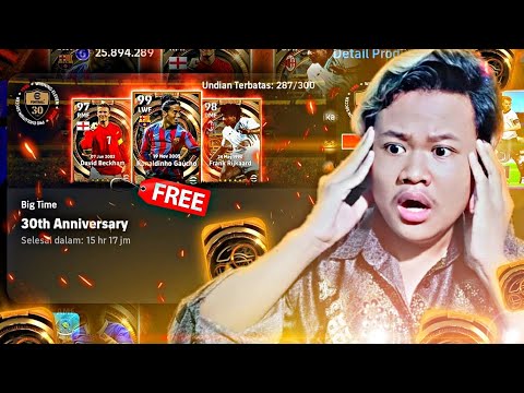 TOKEN GRATIS BIG TIME!! AKU GACHA SEMUANYA SEMOGA HOKI & DAPAT BANYAK BIG TIME EFOOTBALL 2025 MOBILE