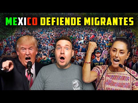 LOS MEXICANOS EN ESTADOS UNIDOS SON HEROES: CLAUDIA SHEINBAUM DEFIENDE a MIGRANTES vs DONALD TRUMP