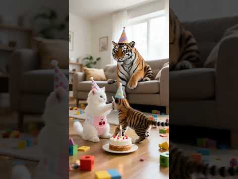【part2】Furious Tiger Hunts Kitten… Then the Cutest Plot Twist Ever!