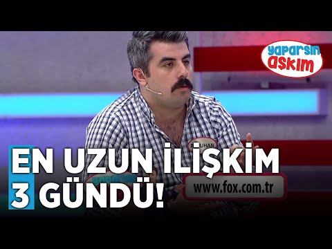 Eşimden Önceki En Uzun İlişkim 3 Gündü! | Yaparsın Aşkım