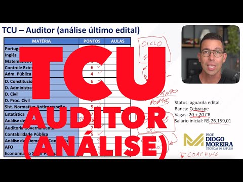 Concurso TCU Auditor: análise do último edital (2021) e dicas de estudo