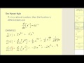 Differentiation Techniques and Rules