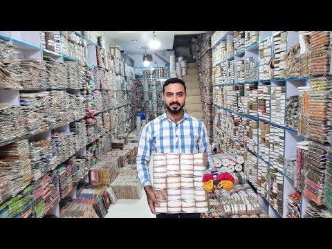 Indian Pakistani Hand Made Fancy Lace Market Price Update | Lowest rate Lace House In Faisalabad
