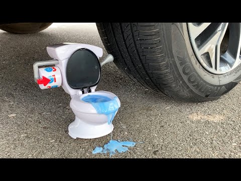 Experiment Car vs Slime, Jelly, Balloons vs Mentos | Crushing crunchy & soft things by car !