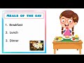 Meal Timing and Food Choices