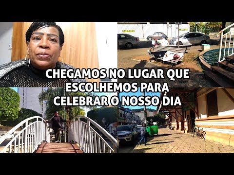 Chegamos no lugar que escolhemos para celebrar o nosso dia 🙌🏼