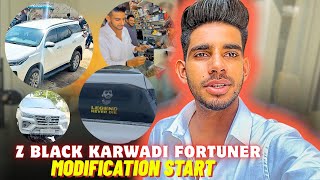 आज अपनी fortuner पर निशु भाई की 🥺💔Photo लगवा दी || ￼Modifications start 