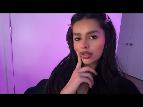 ASMR~ Clicky Whispers, Mouth Sounds, Plucking + MORE