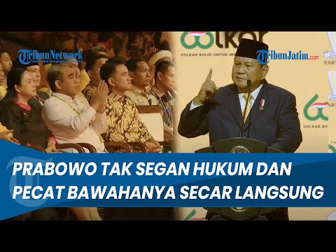 TEGAS! Prabowo Tak Segan Hukum dan Pecat Bawahannya Langsung Jika Menyimpang