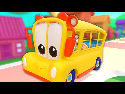 Wheels On The Bus, Vehicle Rhyme And Kids Song